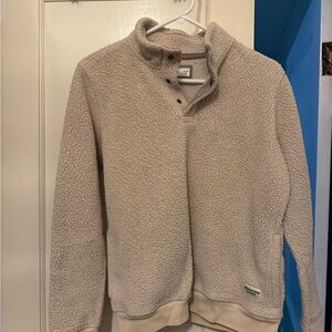 Abercrombie Kids Cream Sherpa Jacket